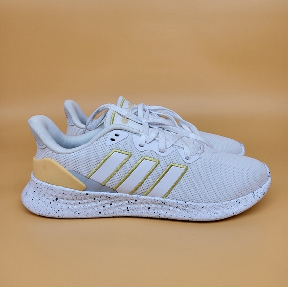 Adidas Woman's Puremotion SE 'White Gold Metallic' Running Shoes - Picture 3 of 6